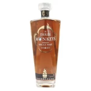 Three Monkeys Indian Single Malt Sherry Cask 750ML Whisky price in Goa